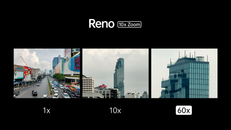 OPPO ปล่อยภาพแรกจากมือถือ Reno โชว์ซูม 10 เท่า ไม่เสียความละเอียด