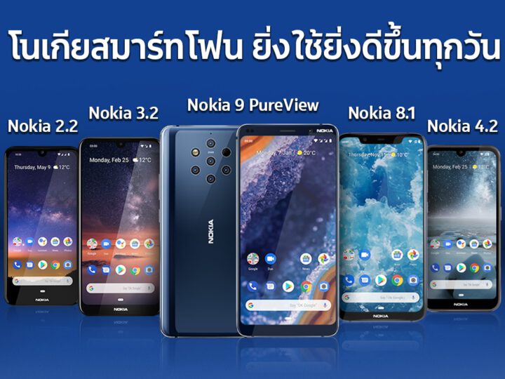 Nokia 9 PureView ปรับราคาลงจาก 18,900 บาท เหลือ 17,900 บาท พร้อมอีก 5 รุ่น