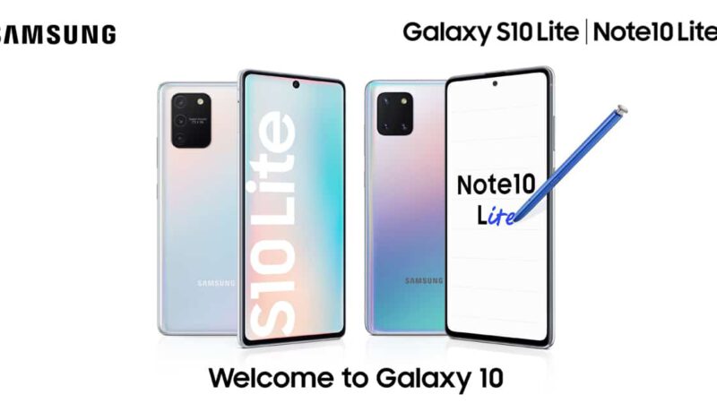 Samsung Galaxy Note10 Lite ราคาไทย 17,990 พร้อมเปิดตัว Galaxy S10 Lite