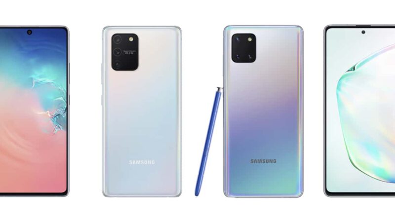 Samsung Galaxy S10 Lite และ Galaxy Note10 Lite เปิดตัว ใช้โมดูลกล้องใหม่