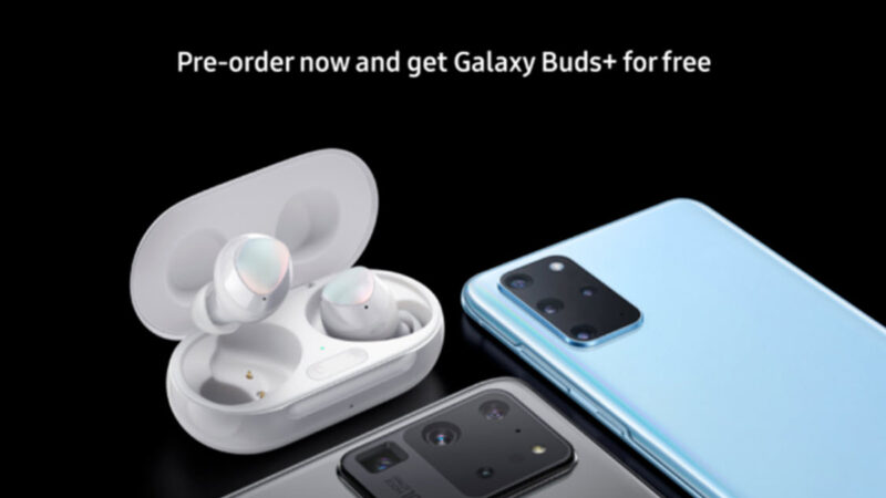 ภาพหลุด Samsung Galaxy S20+ และ S20 Ultra แถมหูฟัง Galaxy Buds+ ด้วย