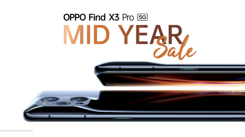 OPPO Find X3 Pro 5G Mid Year Sale ลดแรงยิ่งใหญ่กลางปี! กับสมาร์ทโฟนแฟล็กชิพที่สุดแห่งพันล้านสี ด้วยส่วนลดสูงสุด 18,000 บาท!