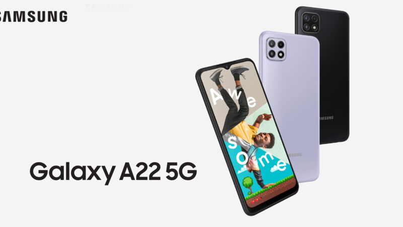 ซัมซุง เปิดตัว Galaxy A22 5G ราคา 8,299 บาท เริ่มขาย 23 มิ.ย. 64