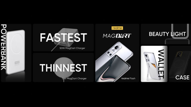 realme เปิดตัว MagDart ที่ชาร์จไร้สายด้วยแม่เหล็กที่เร็วที่สุดในโลก พร้อมอุปกรณ์อื่นๆ เพียบ