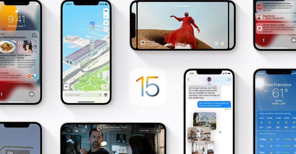 iOS 15 รุ่นที่รองรับ