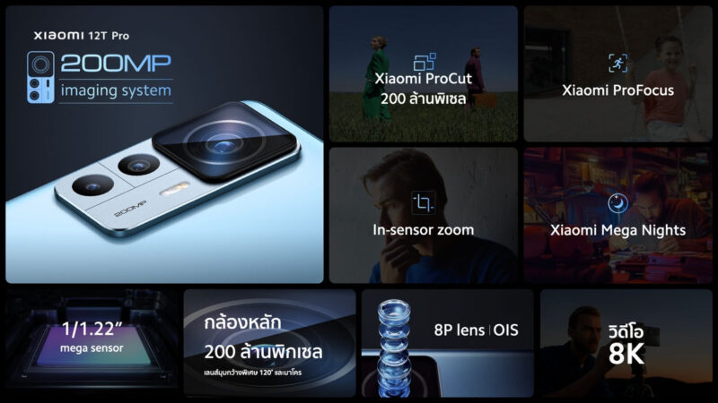 Make Moments Mega ให้เด่นชัดกว่าใครด้วยกล้อง 200MP บน Xiaomi 12T Series