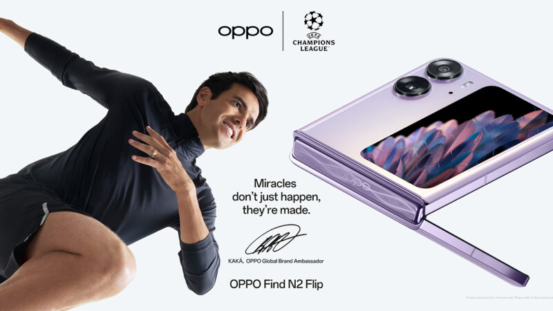 OPPO ประกาศ Kaká เป็นแบรนด์แอมบาสเดอร์ระดับโลกคนล่าสุดในการเป็นพันธมิตรกับ UEFA Champions League