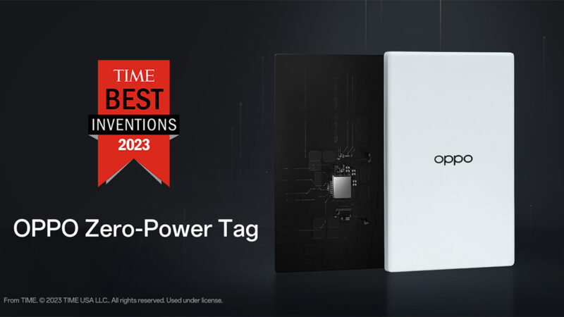 OPPO Zero-Power Tag ได้รับรางวัล Best Inventions of 2023 จากนิตยสาร TIME พร้อมมุ่งสู่อนาคตที่ยั่งยืน