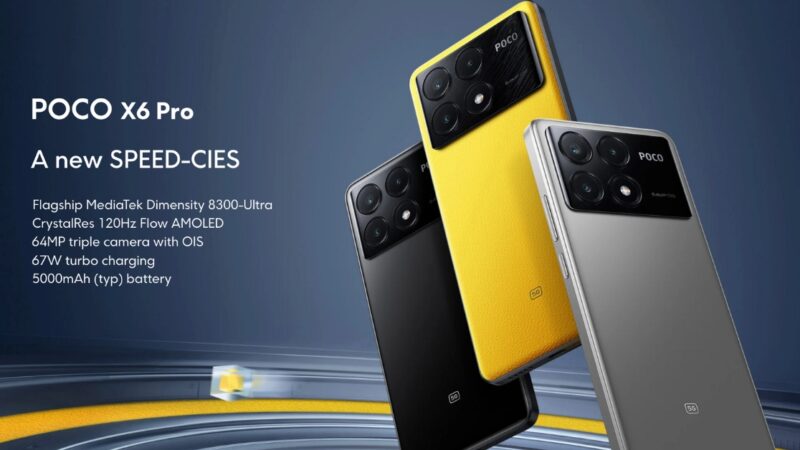 POCO เปิดตัวสมาร์ทโฟน POCO X6 Pro, POCO X6 และ POCO M6 Pro