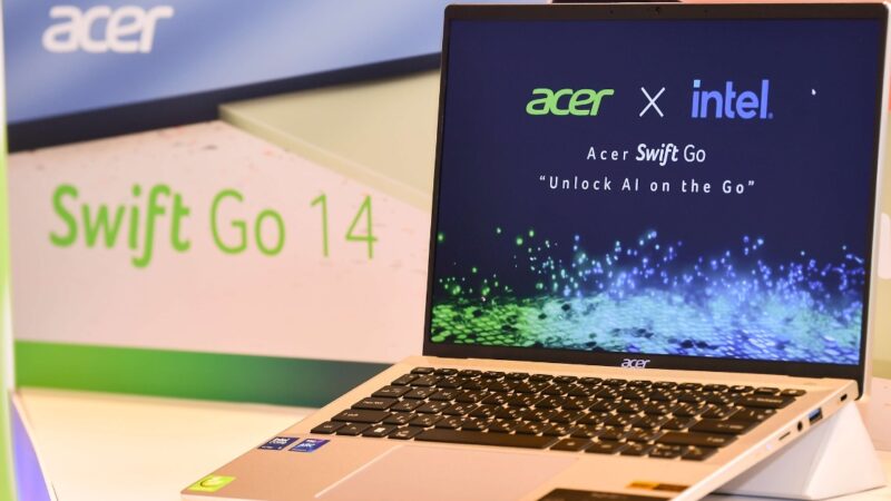 เอเซอร์เปิดตัว Acer Swift Go series โปรเซสเซอร์รุ่นล่าสุดจาก Intel® Core™ Ultra มาพร้อม AI