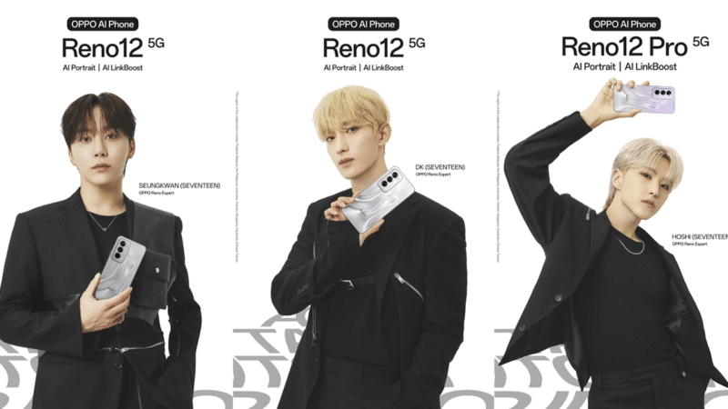 OPPO จับมือ Reno Experts BSS (SEVENTEEN) เปิดตัว OPPO Reno12 Series 5G ใหม่ล่าสุดพร้อมฟีเจอร์ GenAI ล้ำสมัย