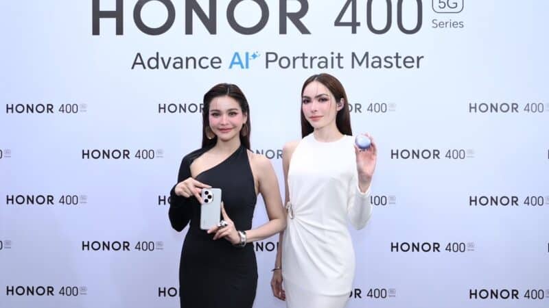 เปิดตัว HONOR 400 Series พร้อมกล้อง 200MP Advance AI และฟีเจอร์ AI กว่า 40 แบบ