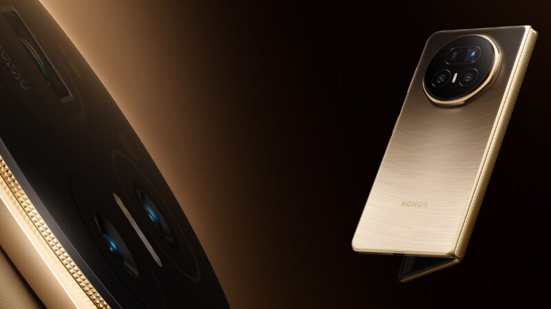 เปิดตัว มือถือจอพับ HONOR Magic V5 บางสุด 8.8 มม. กล้อง AI 64MP