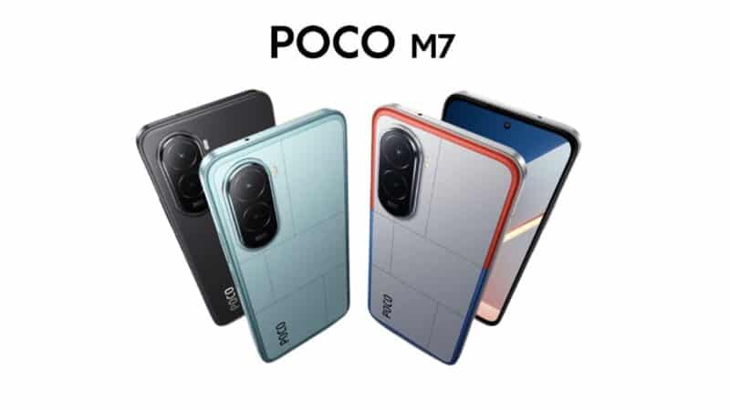 POCO เปิดตัวสมาร์ทโฟน POCO M7 แบตใหญ่ 7000 mAh ราคาไม่ถึง 5,000 บาท