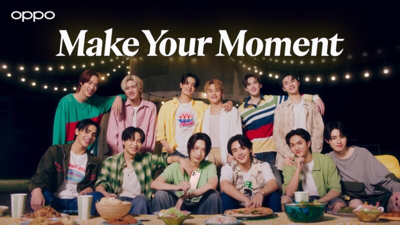 OPPO ปล่อยทีเซอร์แคมเปญใหม่ “Make Your Moment” ร่วมกับวงบอยแบนด์สุดฮอตอย่างBUS because of you i shine เติมเต็มทุกโมเมนต์ด้วย OPPO