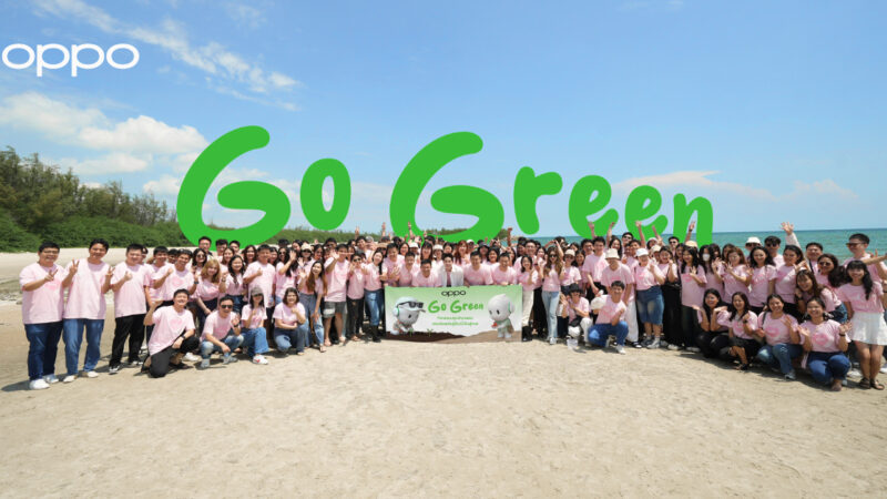 OPPO ร่วมมือสร้างความยั่งยืน ผ่านโครงการ Go Green ปลูกป่าชายเลน ปล่อยพันธุ์สัตว์น้ำคืนธรรมชาติ