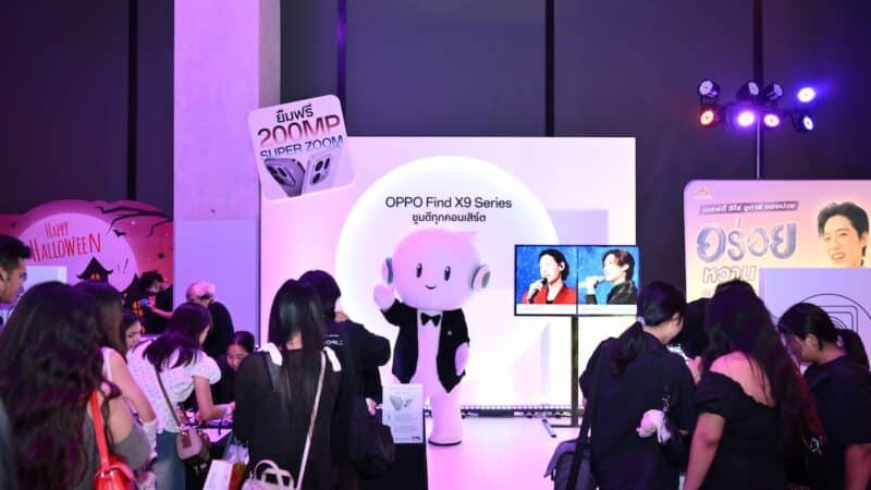 OPPO Find X9 Series ชวนซูมทุกโมเมนต์ของศิลปินที่ชอบใน Enchanted Fest 2025 พร้อมกิจกรรมยืม Find X9 Pro ไปซูมฟรี!