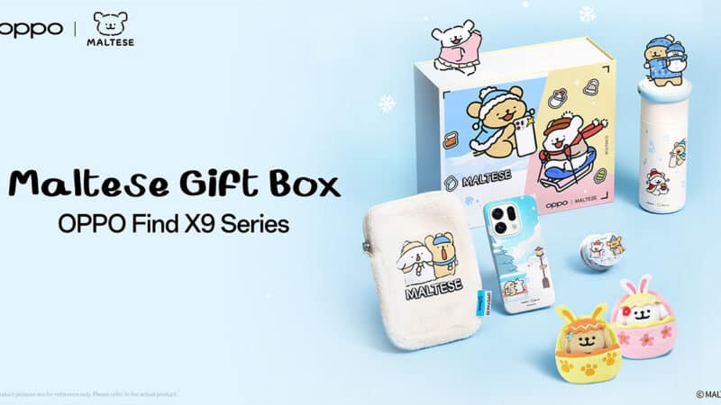 OPPO เปิดตัว MALTESE Gift Box OPPO Find X9 Series ร่วมสัมผัสความน่ารักสุดเอ็กซ์คลูซีฟรับปีใหม่!
