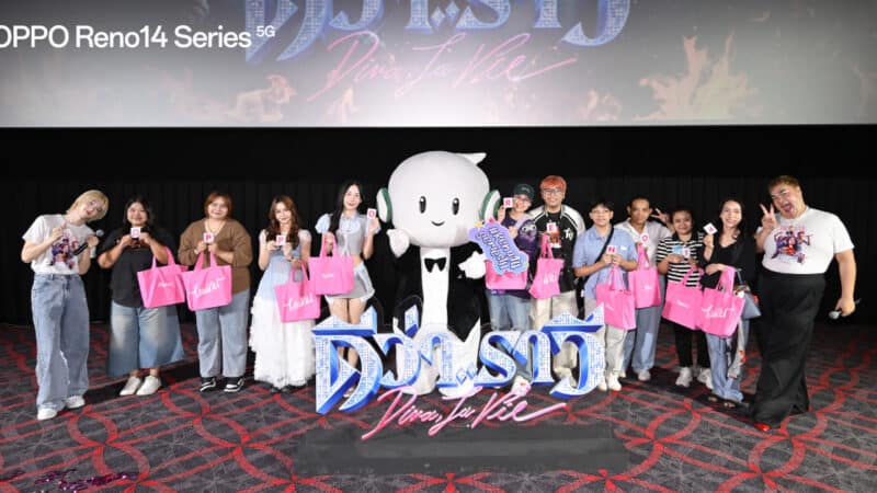 OPPO จับมือ ภาพยนตร์ไทย “ดีว่า..ราวี” จัดรอบสุดพิเศษสำหรับแฟน ๆ ชวนเก็บโมเมนต์อันน่าจดจำด้วย OPPO Reno14 Series 5G