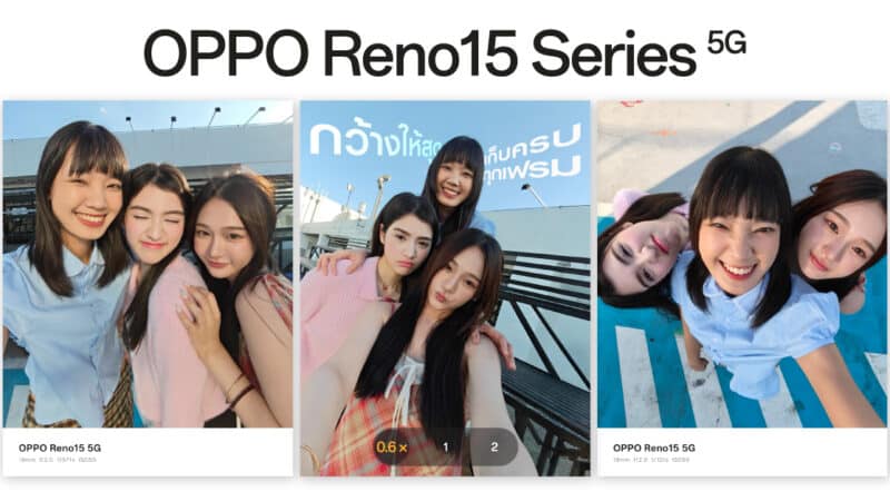 เทรนด์ถ่ายภาพชาวโซเชียล ปี 2026 ที่ไม่ควรพลาด โดย OPPO Reno15 Series 5G