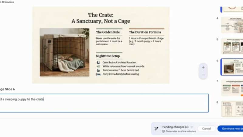 Google เพิ่มฟีเจอร์ใน NotebookLM แก้ไขรีพอร์ตแค่พิมพ์คำสั่ง ดาวน์โหลดเป็นไฟล์ PowerPoint ได้แล้ว