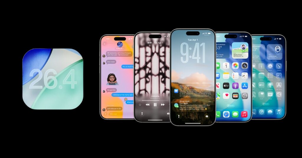 รวมทุกข้อมูล iOS 26.4