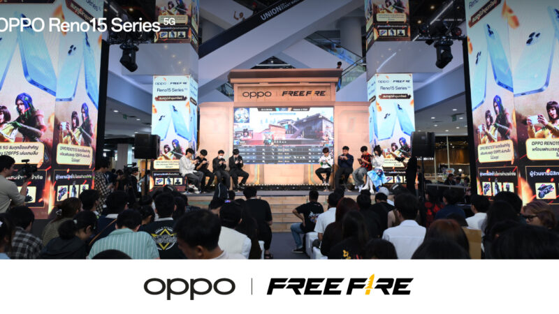 OPPO จับมือ Free Fire เปิดสมรภูมิล่าขุมทรัพย์! ยกระดับประสบการณ์เกมมิ่งสุดลื่นไหลด้วย OPPO Reno15 Series 5G