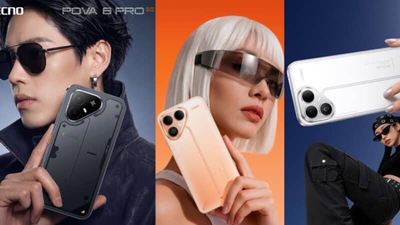 TECNO POVA 8 Series เปิดตัวในไทย เริ่ม 9,999 บาท สรุปสเปค ราคา และแต่ละรุ่นเหมาะกับใคร